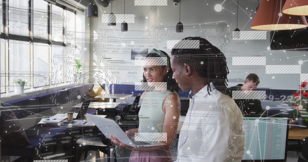 Technology-Infused Office Discussion with Colleagues Examining Data