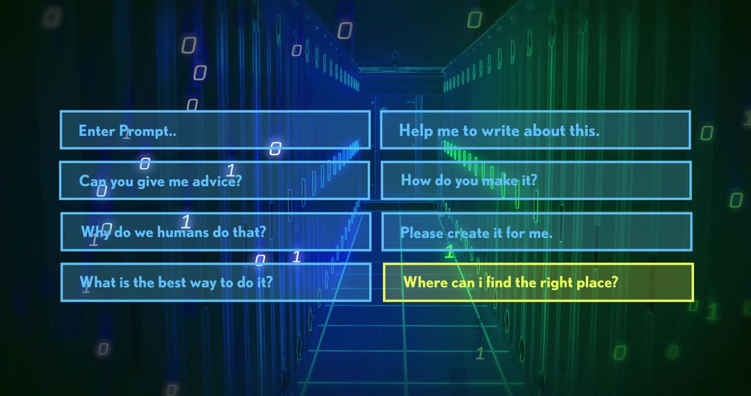 AI Data Processing Over Computer Server with Interface Elements - Free Images, Stock Photos and Pictures on Pikwizard.com