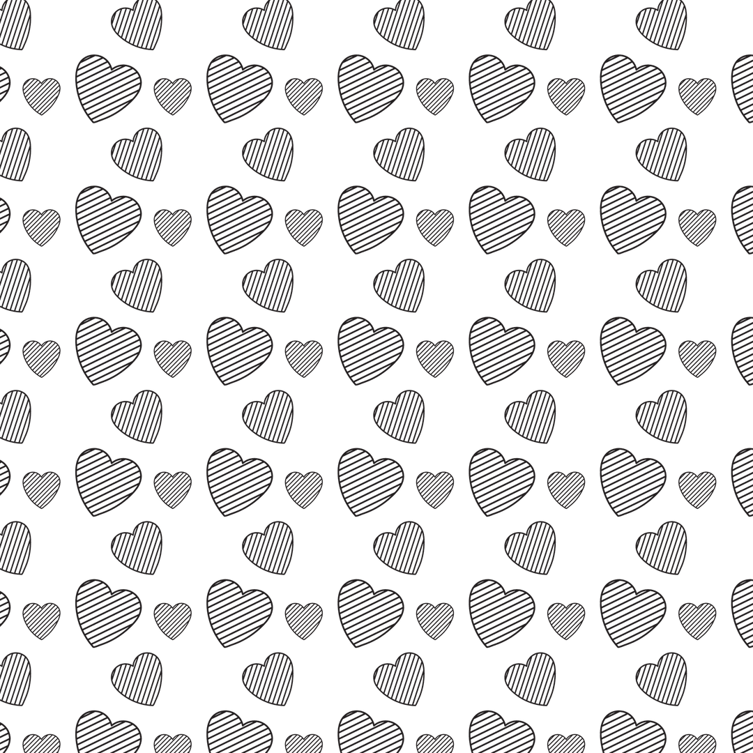 Seamless Transparent Heart Pattern with Positive Vibes - Download Free Stock Images Pikwizard.com