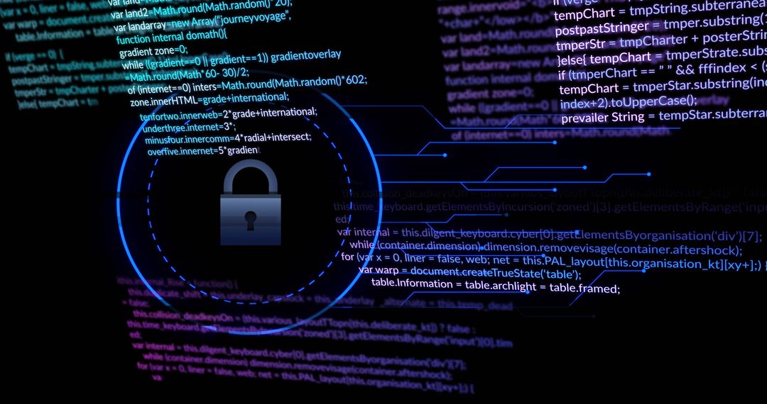 Data encryption and cybersecurity in digital interface