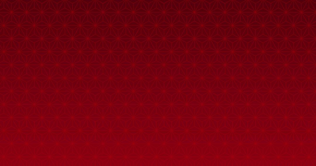 Geometric Floral Pattern on Red Gradient for Festive Design