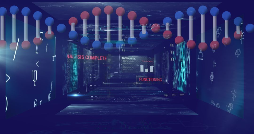 DNA Data Processing in Virtual Interface Concept