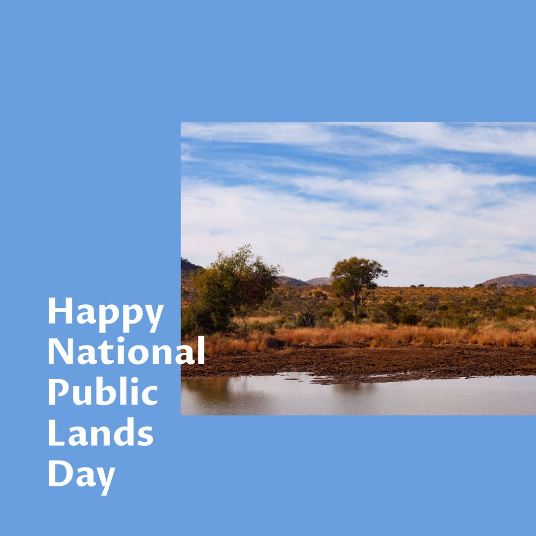 National Public Lands Day with Scenic Autumn Landscape