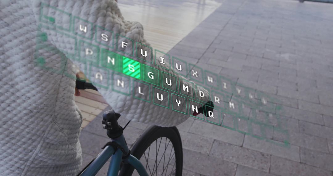 Modern Interaction with Virtual Keyboard on a Scenic Pier