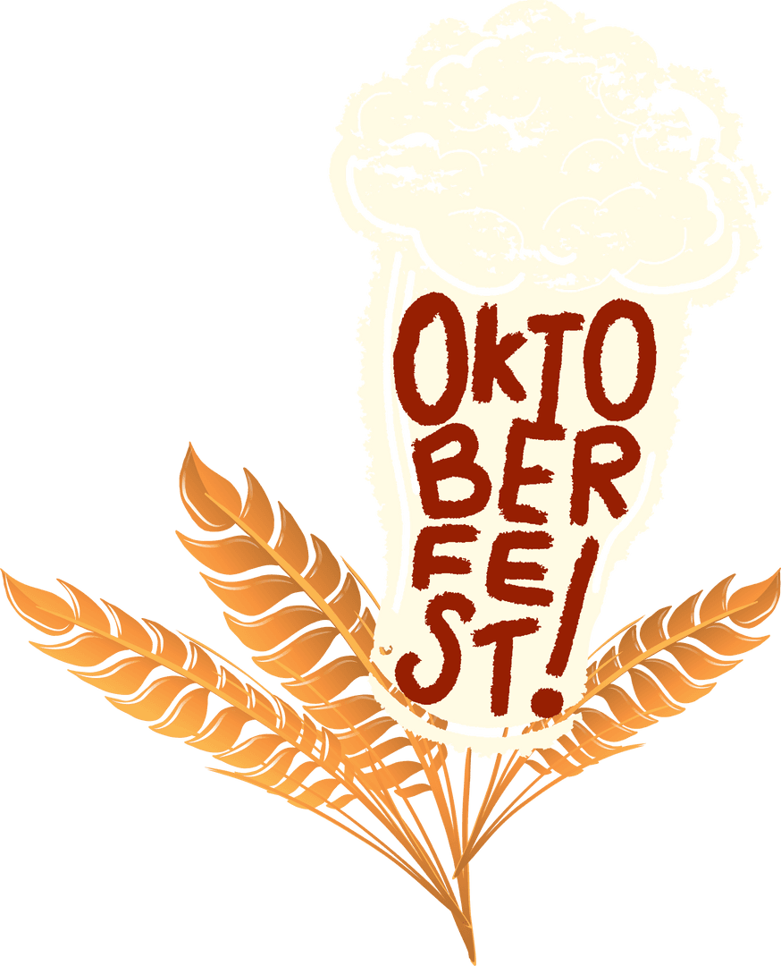 Rustic Oktoberfest Celebration Transparent Background