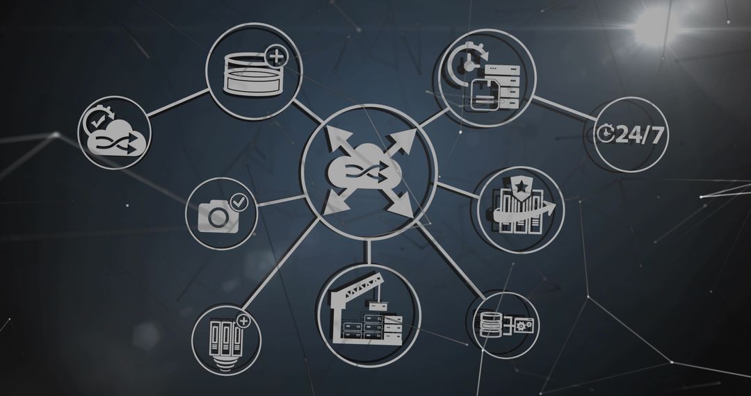 Load Balancing Network with Schematic Connections