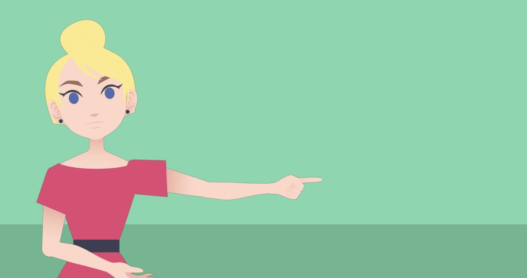 Female Teacher Presenting Concept in Classroom Setting