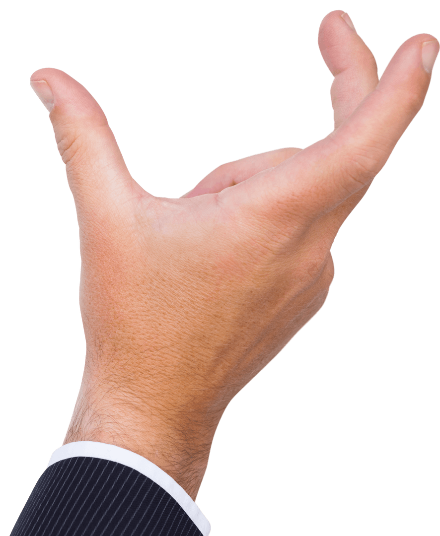 Transparent Business Hand Gesture for Communication Concepts