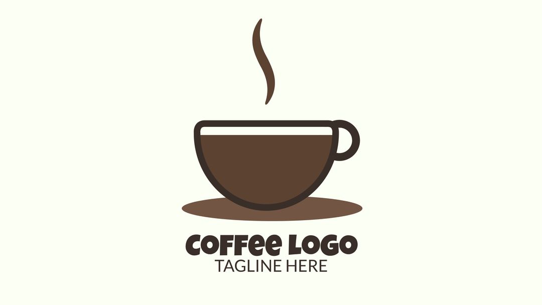 Minimalist Coffee Shop Logo Design - Download Free Stock Templates Pikwizard.com