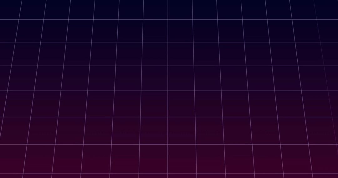 Retro Futuristic Grid on Gradient Background