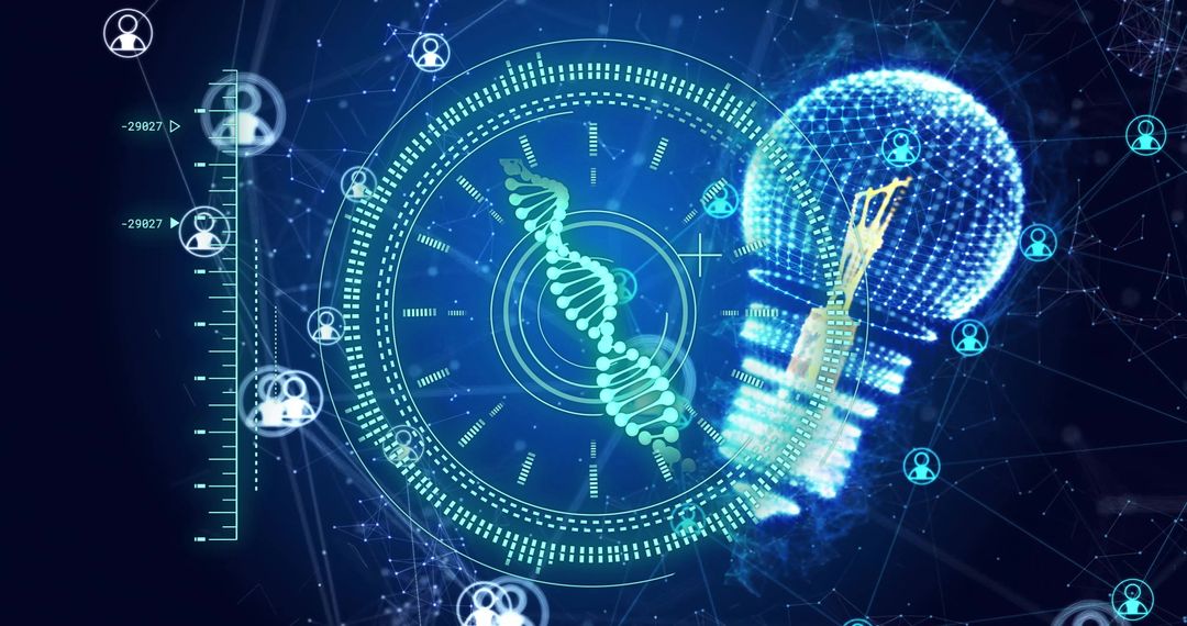 Biotechnology Innovation with DNA and Digital Light Bulb