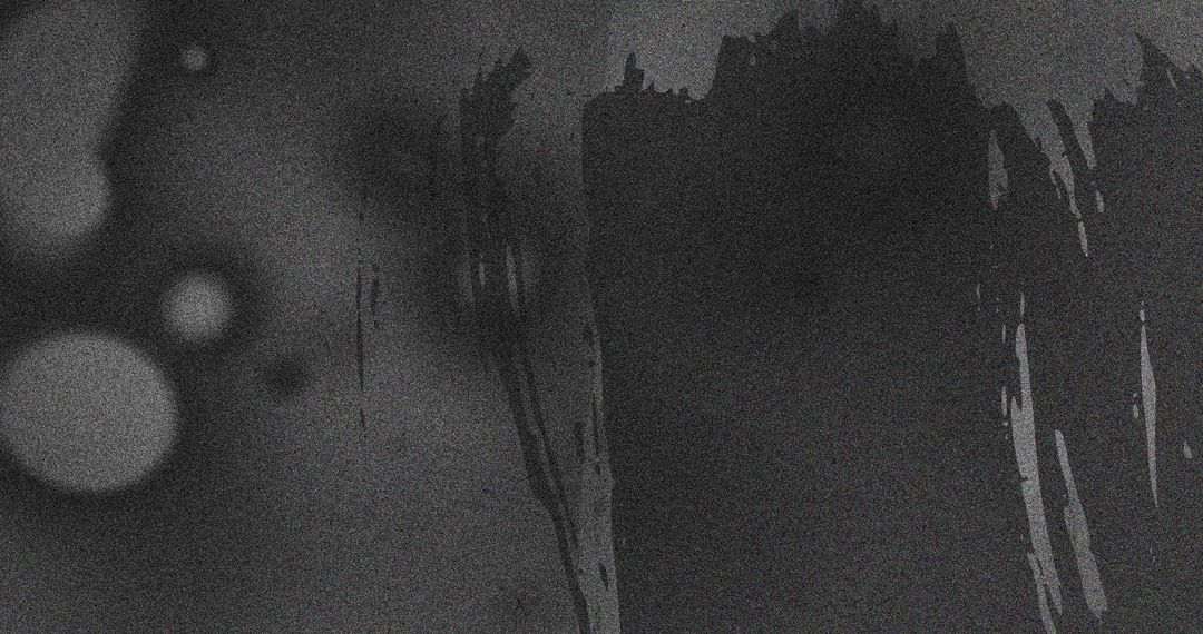 Abstract Grayscale Smudges and Spots on Loop