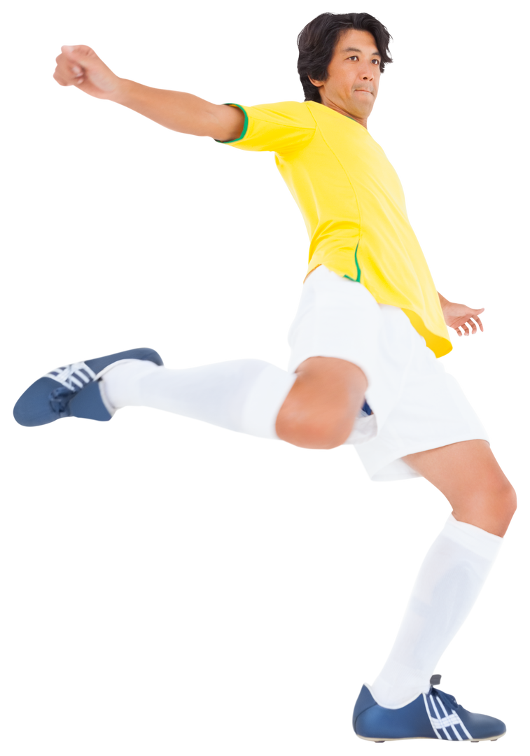 Transparent Soccer Player Attempting Shoot in Action Pose, Dynamic Sport Motion - Download Free Stock Images Pikwizard.com