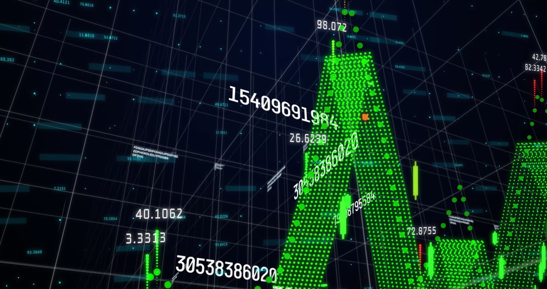 Digital Data Visualization with Dynamic Stock Market Charts