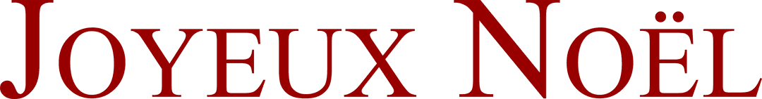 Joyeux Noel Text Design on Transparent Background