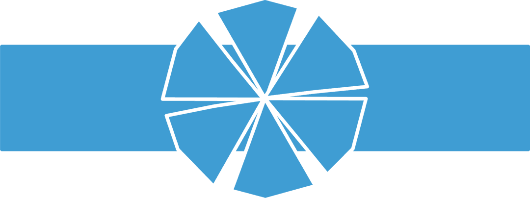 Transparent Blue Present Ribbon and Bow Tie Illustration