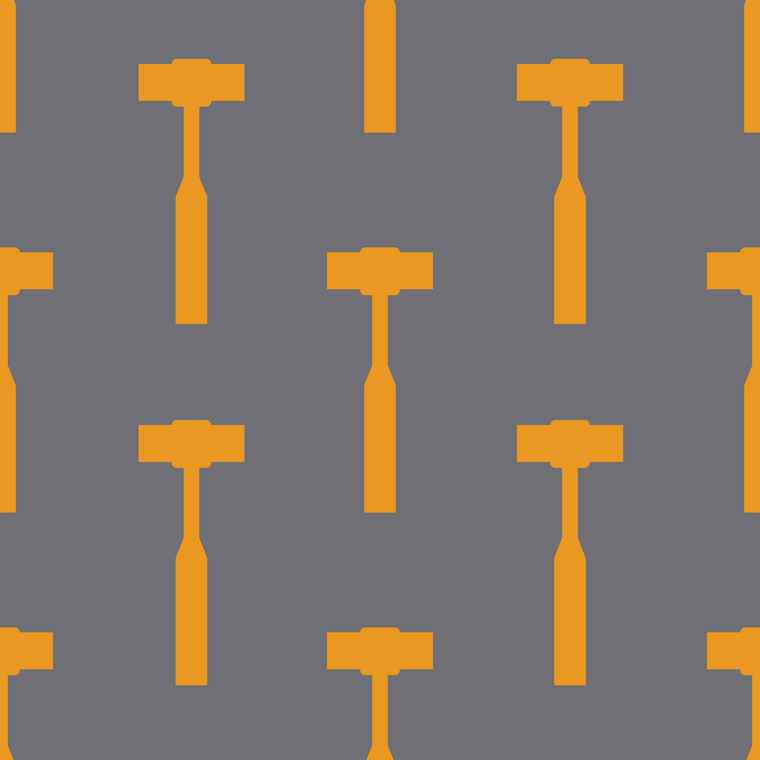 Seamless Transparent Background Hammer Pattern Design