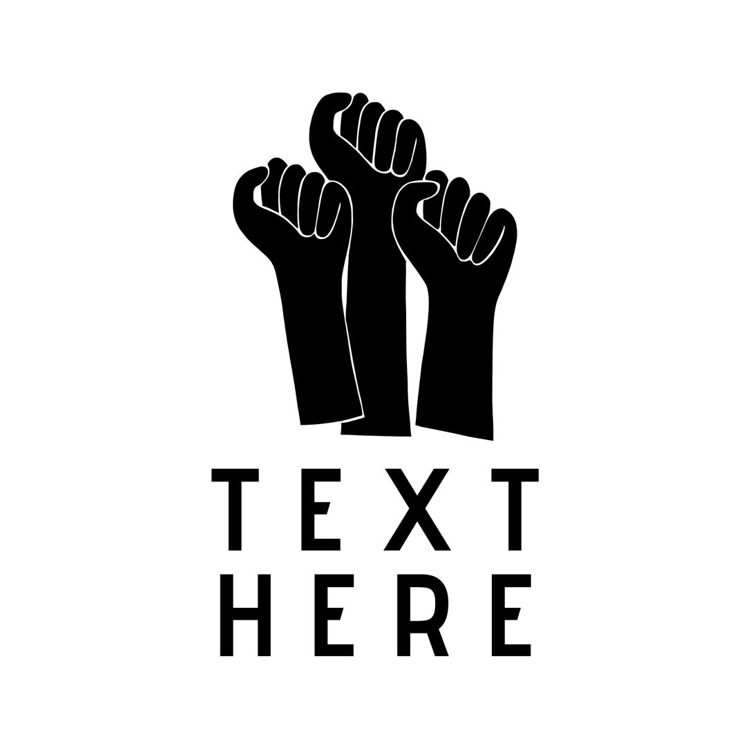 Symbolic Raised Fist Emblem of Unity and Empowerment