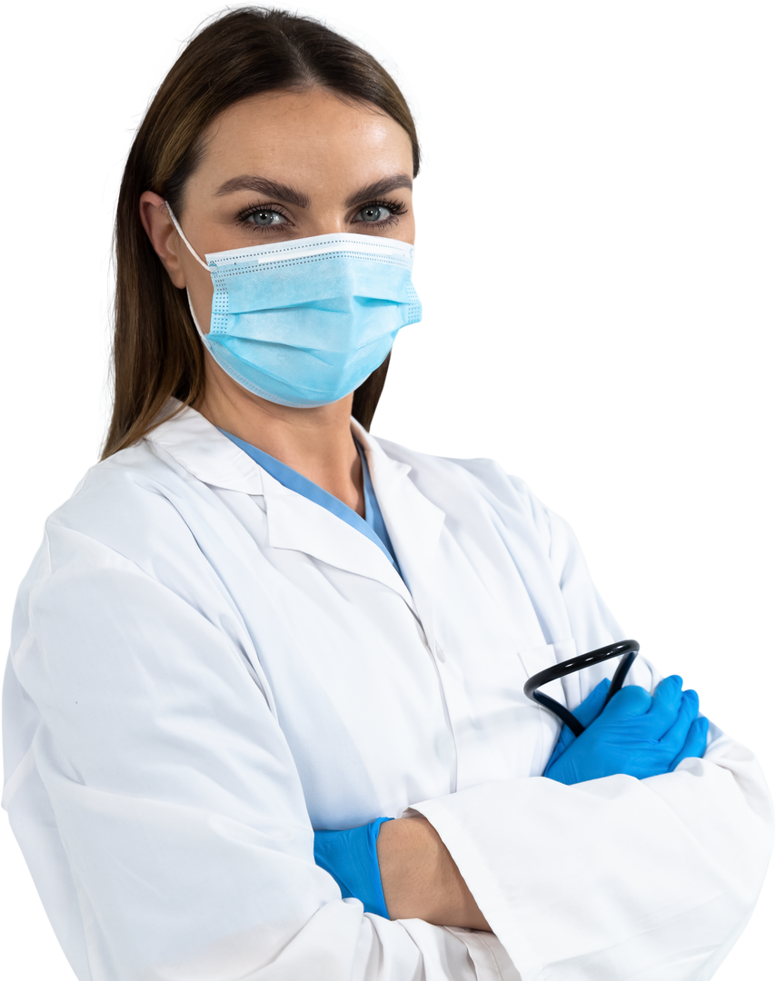 Transparent Background Woman Doctor with Protective Gear - Download Free Stock Images Pikwizard.com