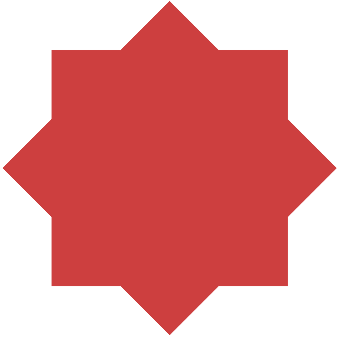 Red Christmas Decoration Star with Transparent Background