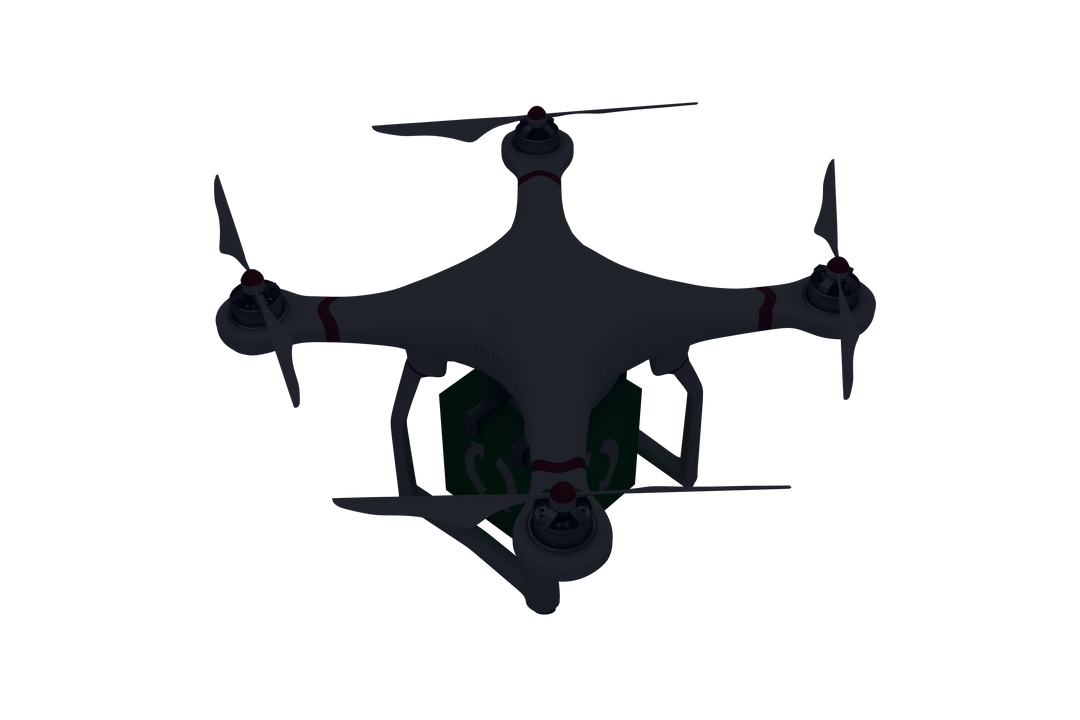 Transparent Silhouette Illustration of Flying Drone Carrying Box - Download Free Stock Images Pikwizard.com