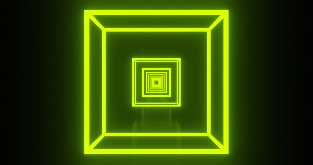 5G Innovation Concept with Glowing Green Cubes