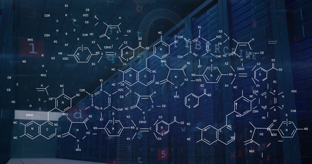 Scientific Data Processing over Servers with Molecular Network