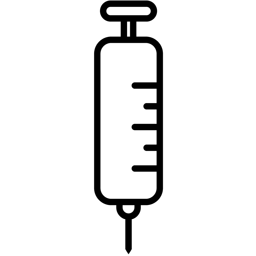 Transparent Syringe for Medical Use and Healthcare Education