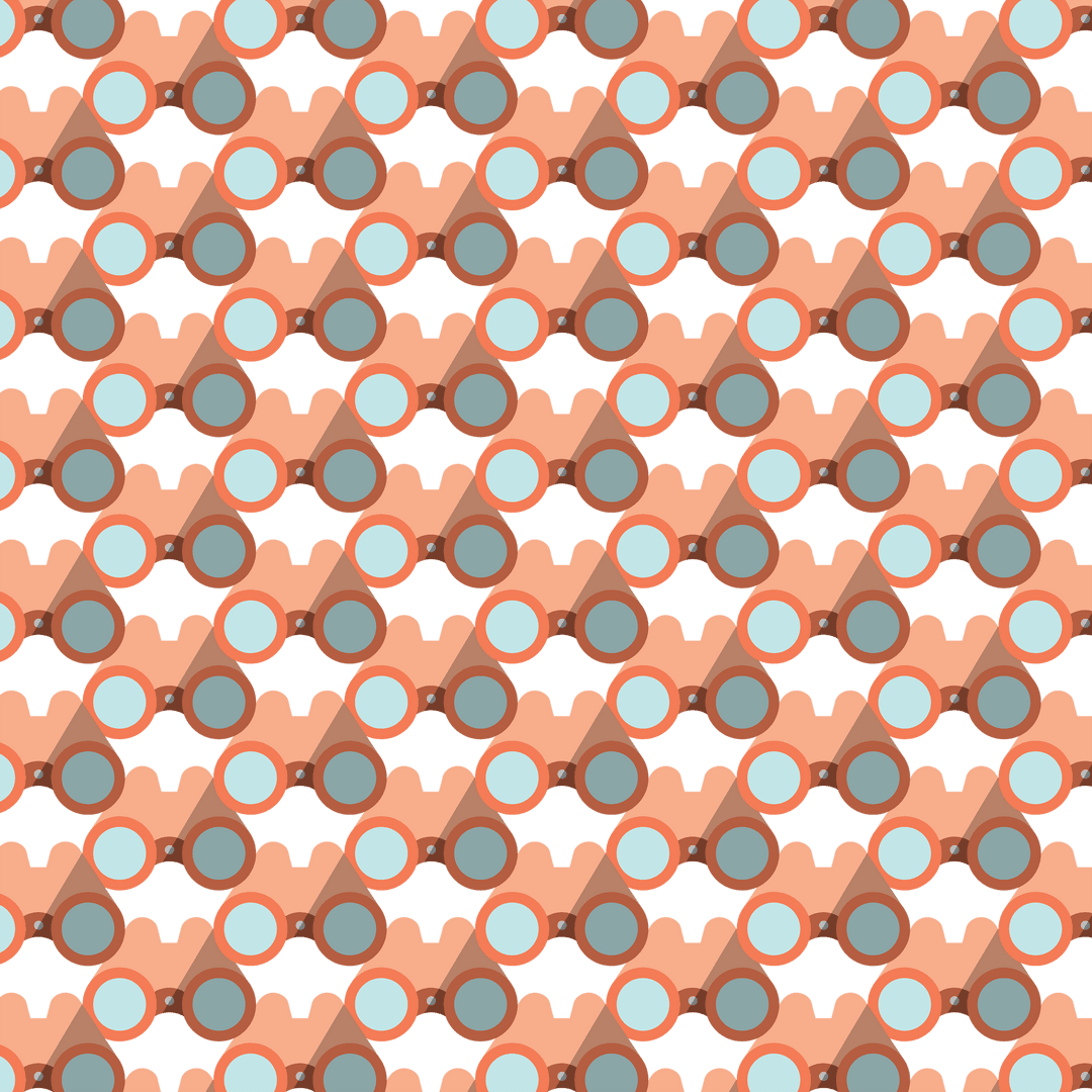 Colourful Geometric Pattern on Transparent Background Illustration