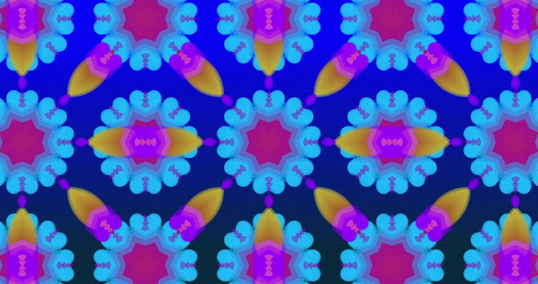 Vibrant Kaleidoscope Patterns Displaying Hypnotic Movement in Dark Blue - Free Images, Stock Photos and Pictures on Pikwizard.com