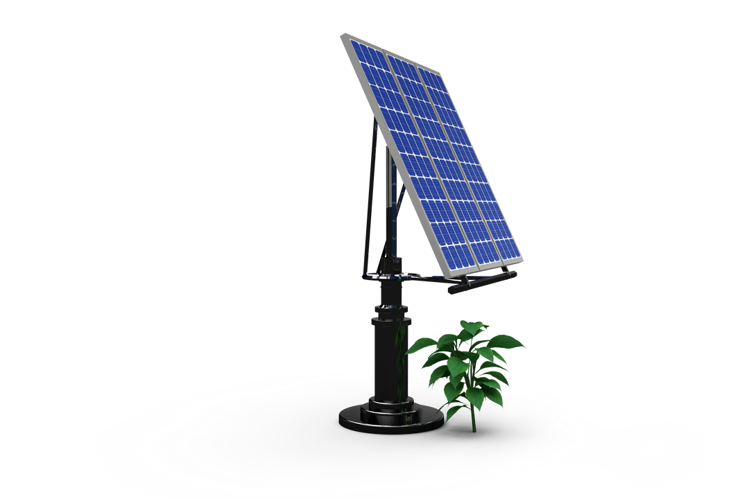 Transparent Solar Panel with Seedling Symbolizing Clean Energy - Download Free Stock Images Pikwizard.com