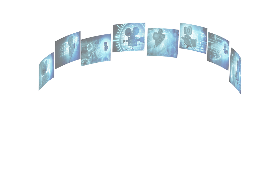 Transparent Digital Screens with Futuristic Technology