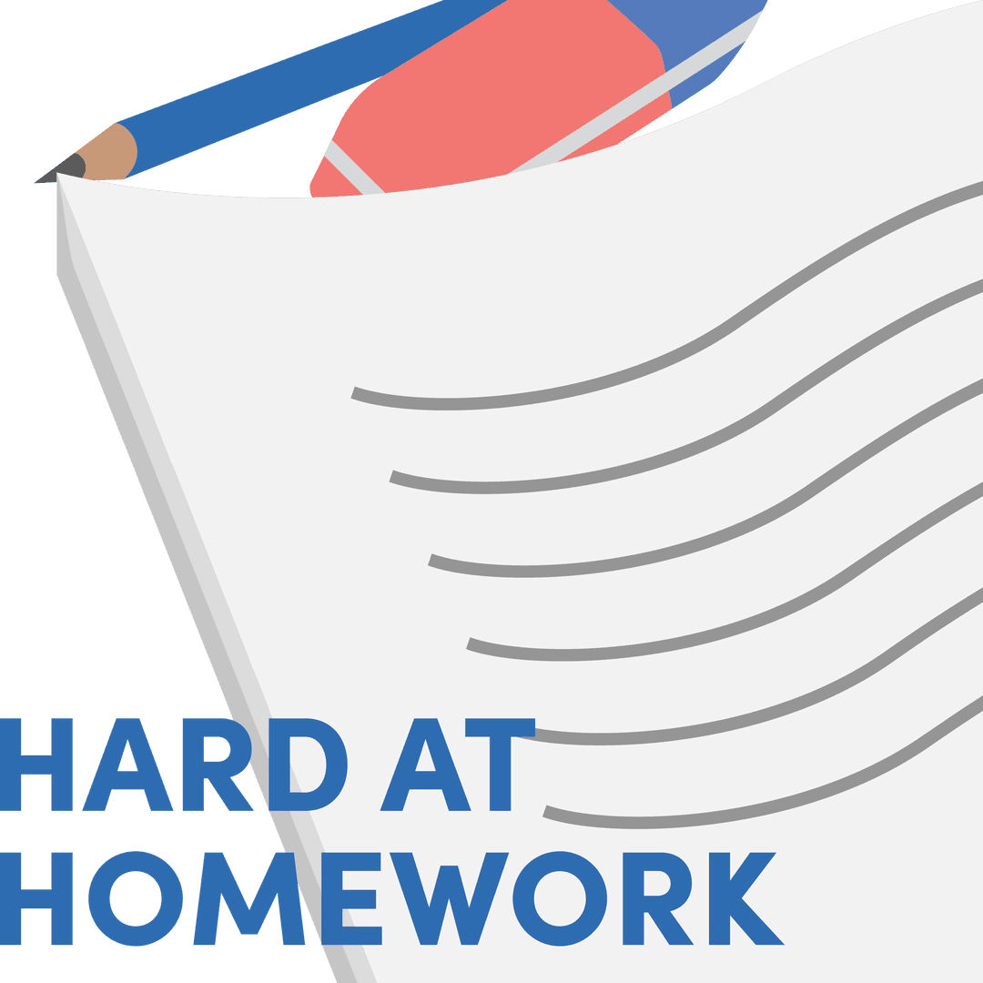 Transparent School Icons with Pencil and Book for Education Theme