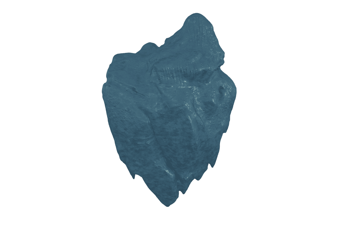 Blue Stone Transparent Background Illustration