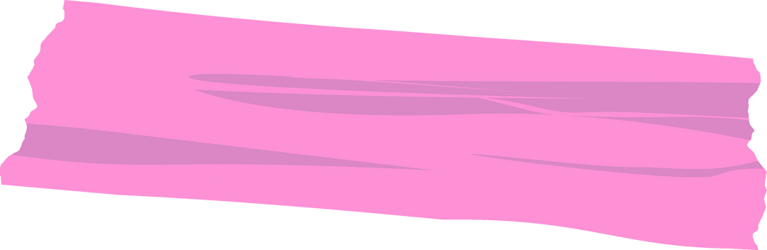 Transparent Pink Brushstroke Vector with Textured Elements