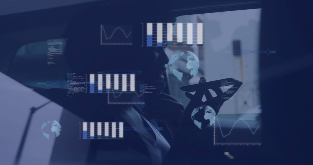 Digital Data Processing with Smartphone and Graphs