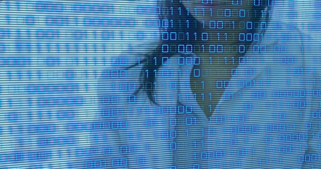 Scientist Analyzing Digital Data Interface in High-Tech Laboratory