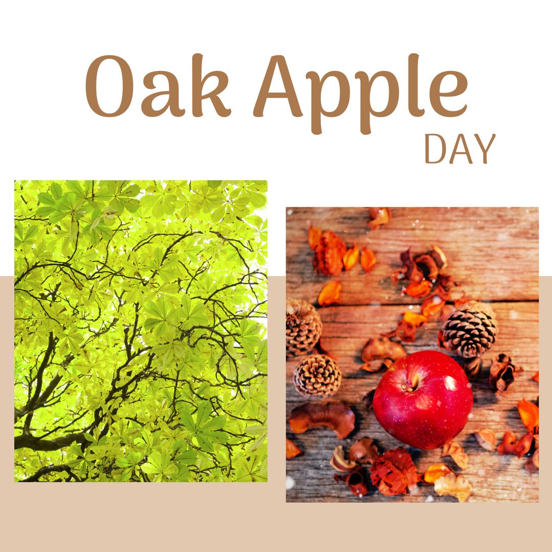 Oak Apple Day Nature and Harvest Composition