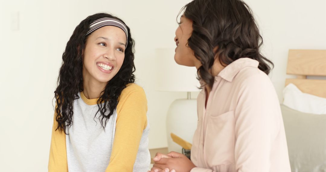 Young Woman Smiling with Casual Style in Relaxed Setting