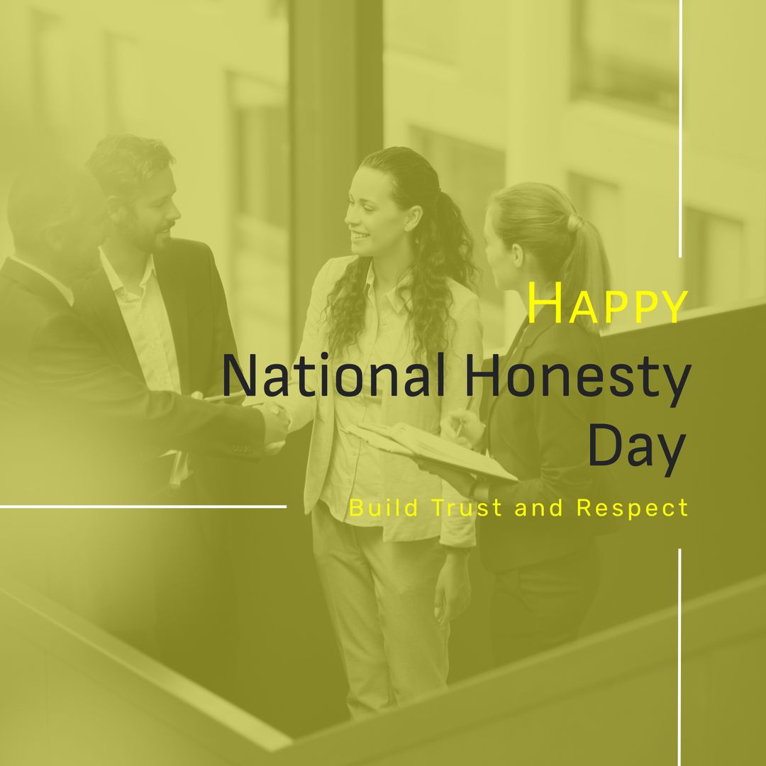 Diverse Business People Celebrating National Honesty Day