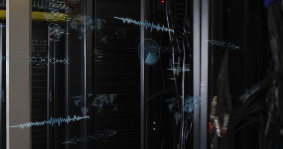 global data processing with virtual interface elements - Free Images, Stock Photos and Pictures on Pikwizard.com