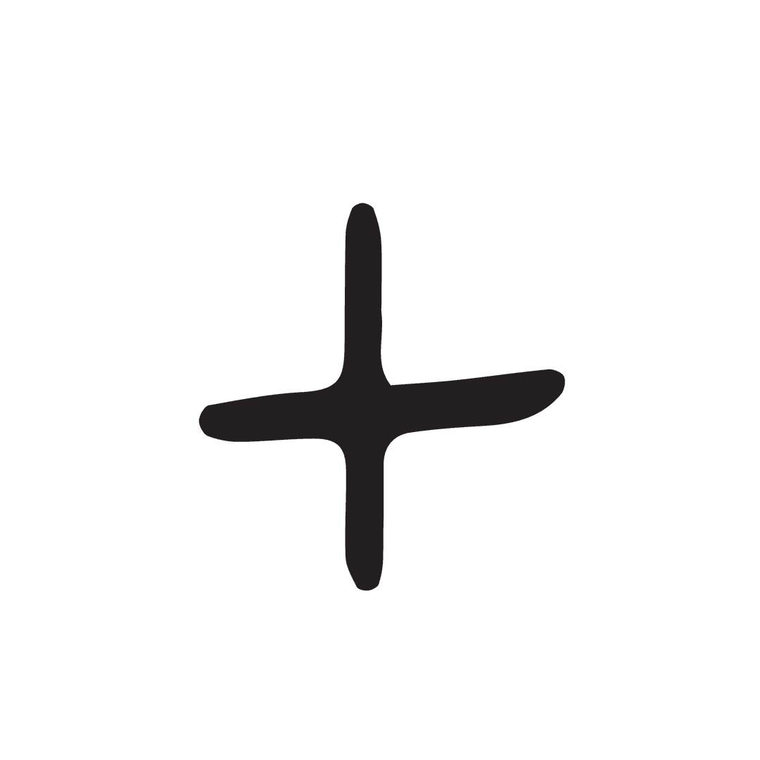 Transparent Handcrafted Plus Sign Vector