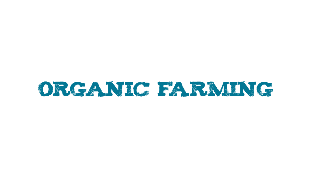 Organic Farming Transparent Text Symbol