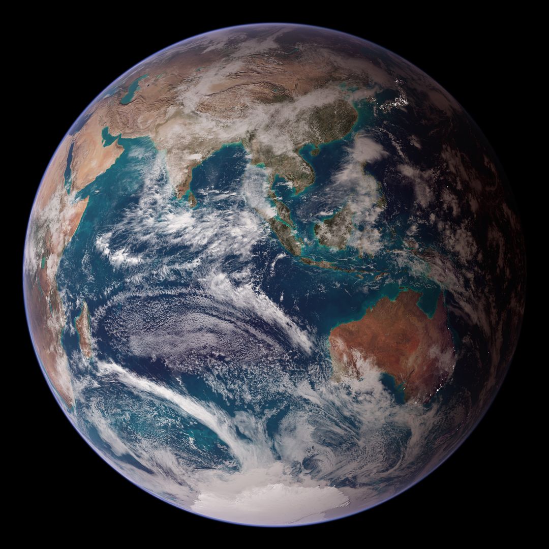 NASA Blue Marble 2007 East - Free Images, Stock Photos and Pictures on Pikwizard.com
