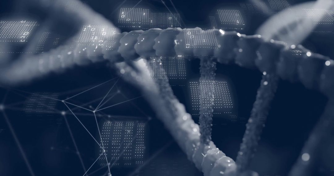 Digital Data Processing with Spinning DNA Strand