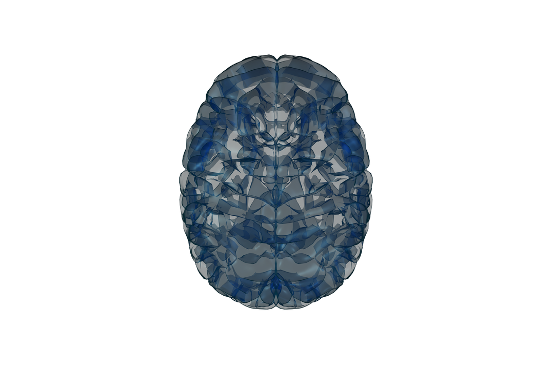 Futuristic Transparent Brain Illustration on Transparent Background - Download Free Stock Images Pikwizard.com