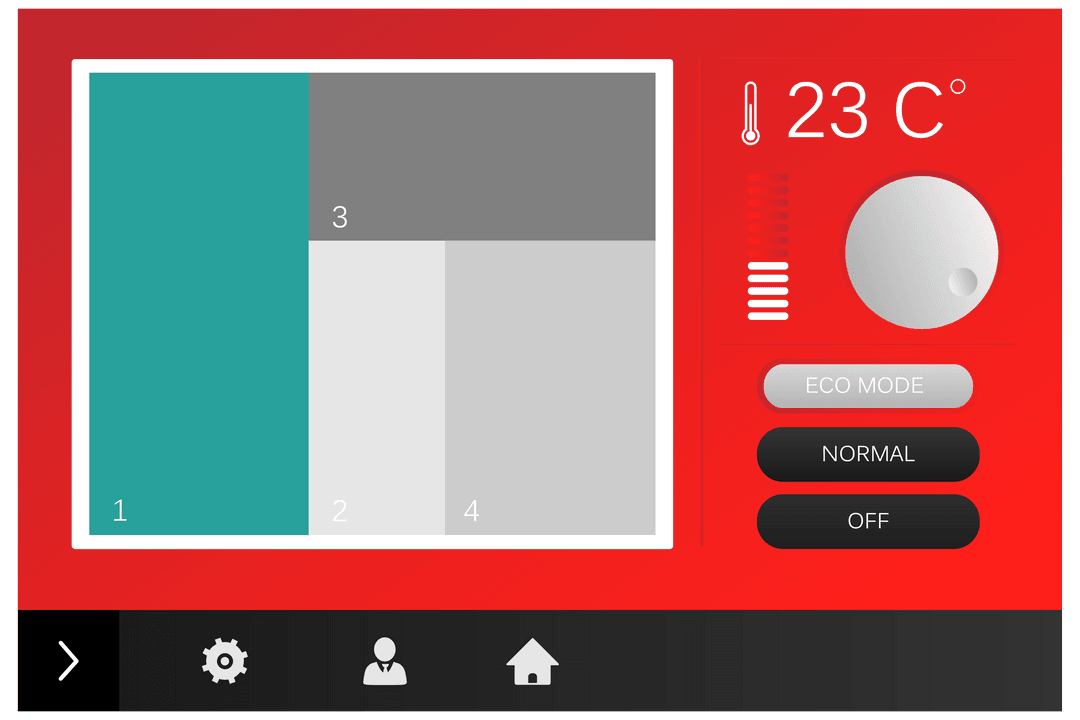 Smart Home Interface with Transparent Elements and Digital Controls - Download Free Stock Images Pikwizard.com