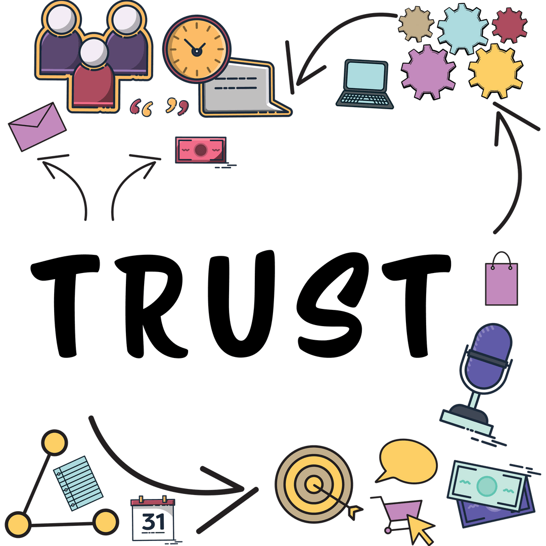 Creative Business Teamwork Concept Illustration Transparent Background