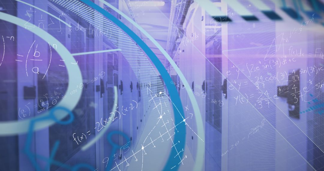 VR Headset Visuals with Mathematical and Data Processing Elements