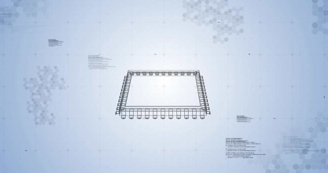 Futuristic Circuit Board with Data Visualizations